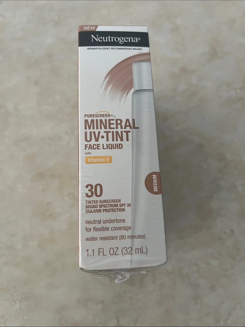 Neutrogena Mineral UV-Tint Face Liquid SPF 30 - Medium expired 01/2027
